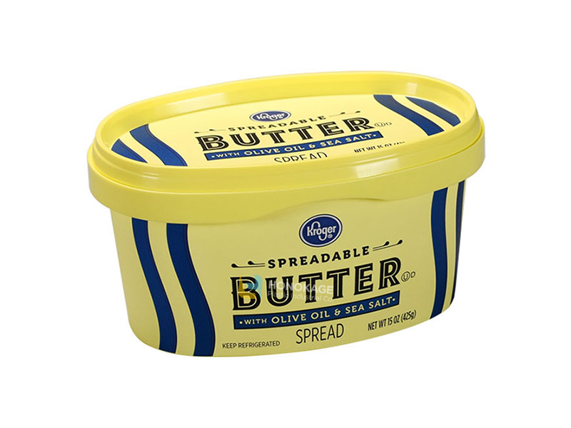 16 unzen Oval IML Margarine Behälter