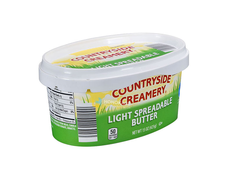 450g Oval Kunststoff Butter Container