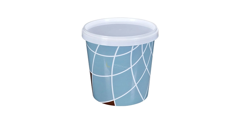 24oz runder IML-Eiscreme-Behälter aus Kunststoff
